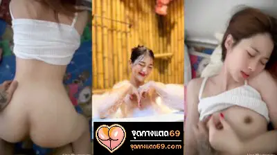 คลิปหลุด น้องมะขิ่นหมวยขาวหุ่นน่าเย็ดขึ้นขย่มโยกเอวบดควยให้เสียวๆ ก่อนโดนจับกระเด้าหีท่าหมาแล้วซอยรัวๆโดนเย็ดจนน้ำแตกเด็ดจัด